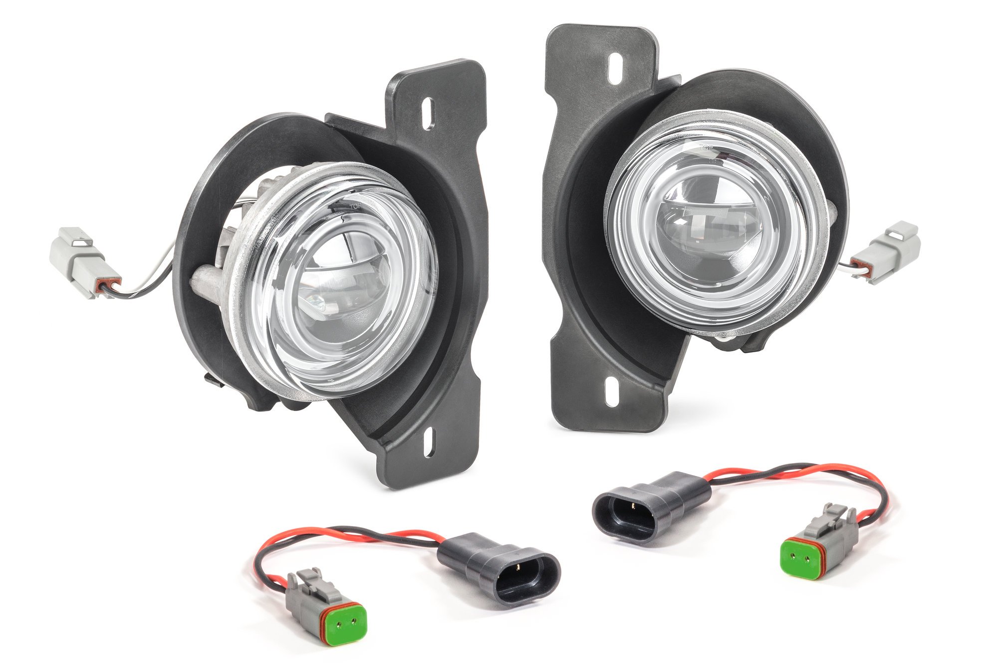 Quadratec LED Fog Lights Kit for 07-23 Jeep Wrangler JL (with Rubicon Steel  Bumper) & JK (with 10th Anniversary Bumper)